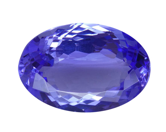 BJC® Loose Oval Brilliant Cut Natural Untreated Tanzanite Stones AAA Grade 5mm x 4mm
