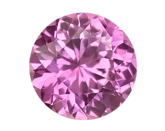 Loose 2.25mm 0.07ct Natural Pink Sapphire Round Cut Natural Stones