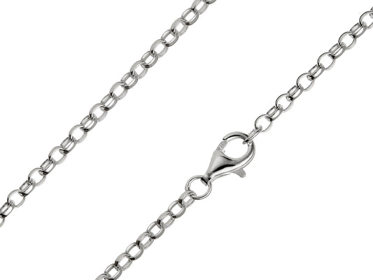 Sterling Silver 2.5mm Belcher Chain 20"/50cm 100% Recycled Silver