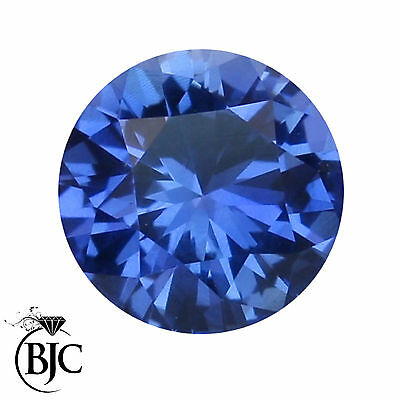 BJC® Loose Round Brilliant Cut Blue Black Sapphire S - Main Image