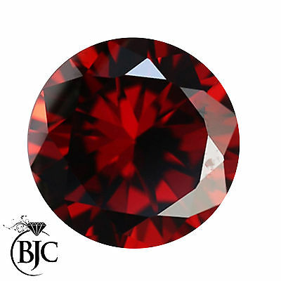 BJC® Loose Natural Garnet Round Cut Red / Brown 2mm 3.5mm 4mm