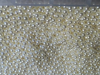 Vintage 2mm Round Undrilled Ivory Seed Pearls Amazing Value Discount Available