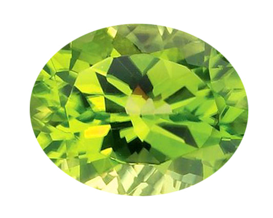 BJC® Loose Oval Cut Natural Peridot Stone Green Deep Beautiful & Great Value