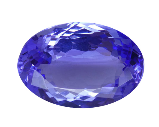 BJC® Loose Oval Brilliant Cut Natural Untreated Tanzanite Stones AAA Grade 4mm x 3mm