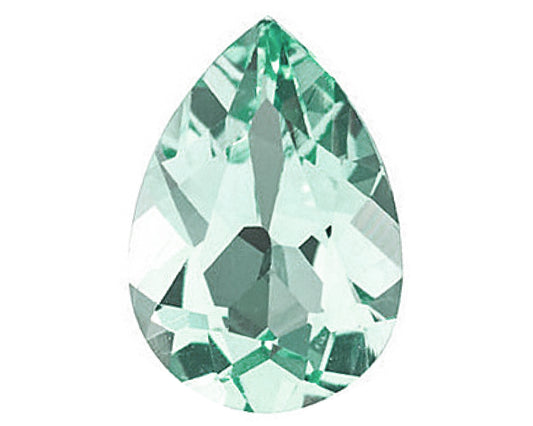 BJC® Loose Pear Cut Natural Untreated Aquamarine Stones AAA Grade Multiple Sizes