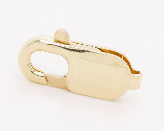 9ct Yellow Gold Lobster Claw Oval Clasp Closer Necklace Bracelet Repair 7 - 18mm