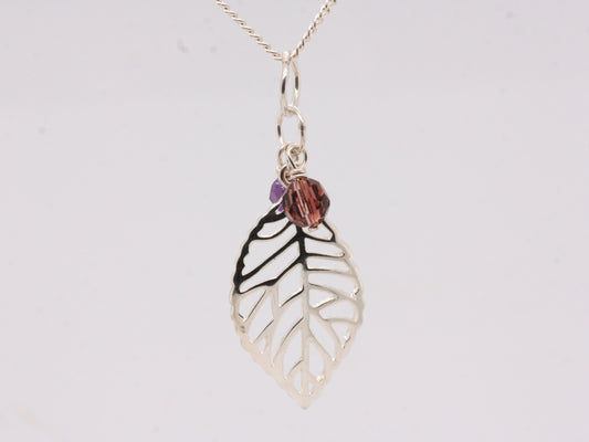 BJC® Sterling Silver Feather Angel Wing Pendant & Silver Necklace
