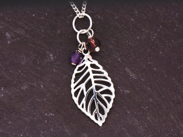 BJC® Sterling Silver Feather Angel Wing Pendant & Silver Necklace