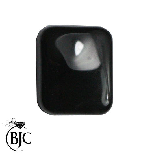 Loose Black Onyx Rectangle Cut Natural Untreated Onyx Stones 12mm x 10mm 4.00ct