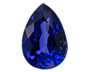 Loose Natural Blue Sapphire Pear Cut 4mm x 3mm 0.22ct