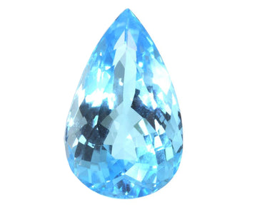 BJC® Loose Natural Pear Cut Blue Topaz 100% Natural 6mm x 4mm - 8mm x 5mm