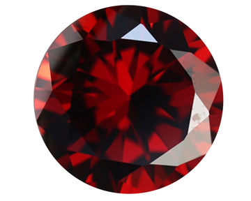 BJC® Loose Natural Garnet Round Cut Red / Brown 2mm 3.5mm 4mm