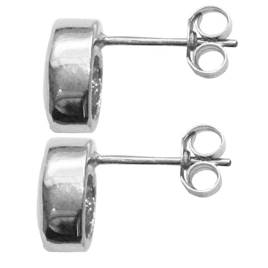 BJC® Sterling Silver Natural Garnet Oval Stud Earrings 3.00ct Studs Brand New