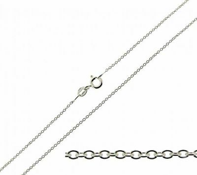 BJC® Sterling Silver 1.00mm Oval Trace Belcher Pendant / Hanging Necklace Chain