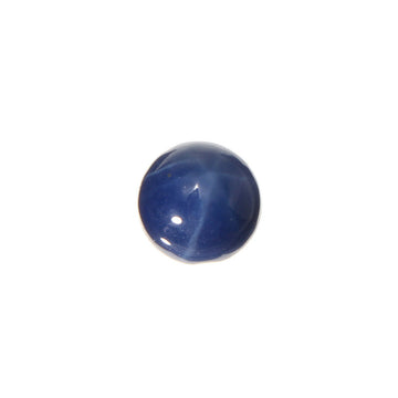 Natural Untreated Loose Cabochon Round Blue Sapphire 4.9mm x 4.9mm 0.73ct
