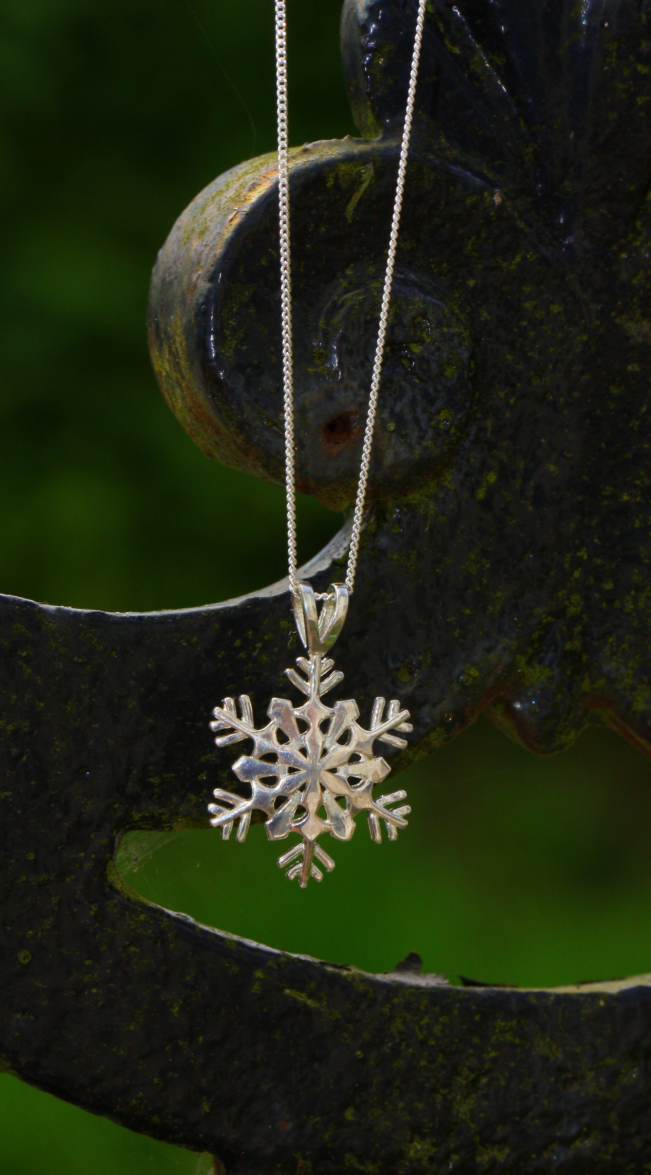 Sterling Silver 2021 Celestial Snowflake Pendant - JH Breakell and Co.