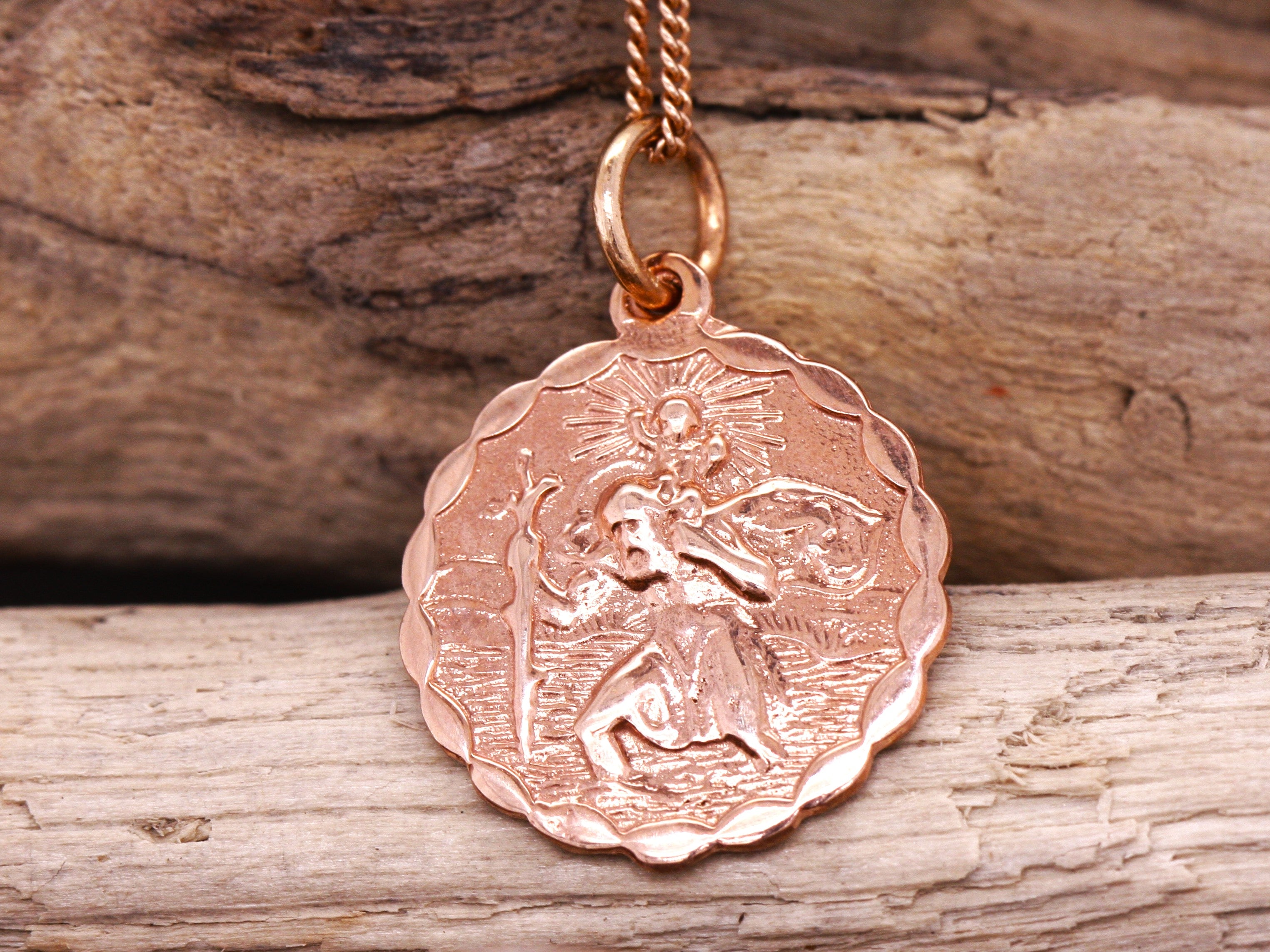 St. Christopher Small Necklace – San Diego Surf Company