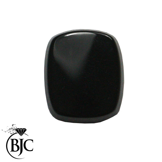 Loose Black Onyx Cushion Cut Natural Untreated Onyx Stones 12mm x 10mm 2.50ct